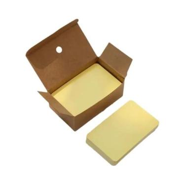Imagem de Pacote De Cartões De Papel Kraft Em Branco, Notas Dupla Face Para DIY,