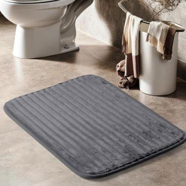 Imagem de Kit 5 Tapete De Banheiro Antiderrapante Super Suave 60x40cm - Angelica