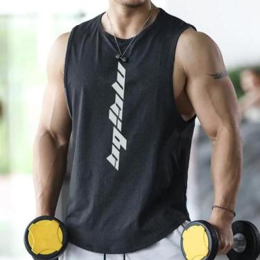Imagem de Colete Masculino de Malha para Corrida - Secagem Rápida para Academia 