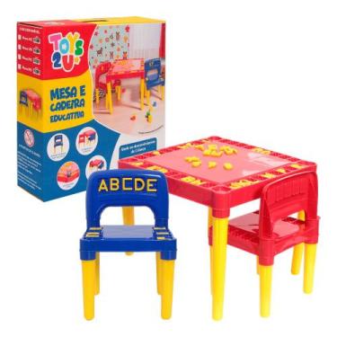 Imagem de Mesa E Cadeira Infantil De Atividades - Tritec