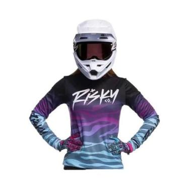 Imagem de Camiseta De Ciclismo Feminina De Secagem Rápida Com Manga Longa Para M