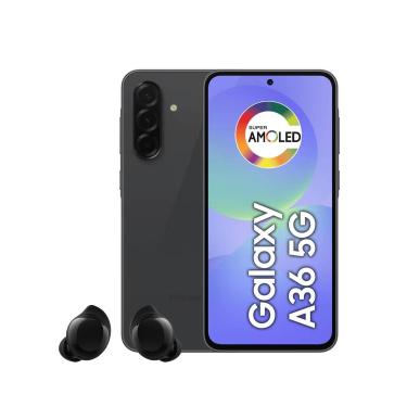 Imagem de Smartphone Samsung Galaxy A36 5G Tela 6.7" 256GB Câmera Tripla 50MP Preto + Galaxy Buds Core Bluetooth Preto