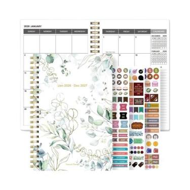 Imagem de Caderno Planejador Semanal E Mensal Tamanho A5 2026-2027, Agenda Para 