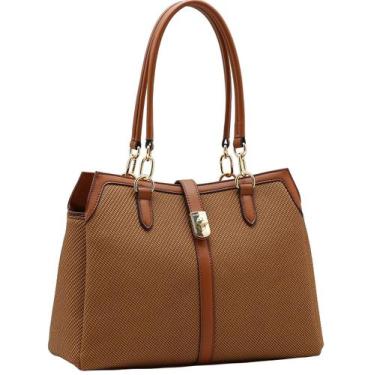 Imagem de Bolsa Clássico Contemporâneo - Alça de Ombro - Chenson 3485656 - Marro