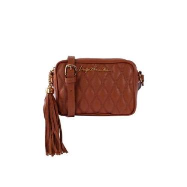 Imagem de Bolsa luiza barcelos pequena clássica 77770595, UN, Caramelo