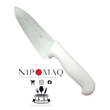 Imagem de Faca de cozinha branca profissional 8' 5510-08 faca preparar - MUNDIAL