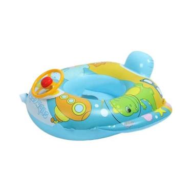 Imagem de Boia Inflável Infantil Em Formato De Carro, Colchão De Ar Para Piscina