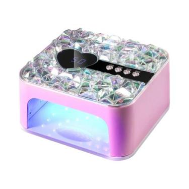 Imagem de Lâmpada UV LED 3D Em Forma De Coração Com 45 LEDs Para Secagem Rápida 
