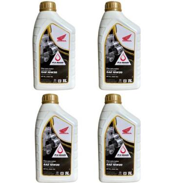 Imagem de Óleo Genuíno Honda Moto 4t 10w30 Api Sl Semissintético 4 Lt.