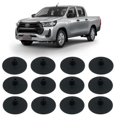 Imagem de Kit Completo 12pçs Separador Mola Anti Ruido Hilux 2020/. - Borfix