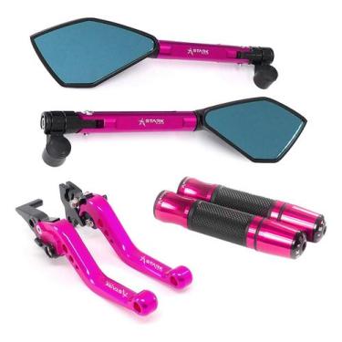 Imagem de Manete Manopla Retrovisor Motard X Xtz Lander Ybr Factor 125 - Stark R