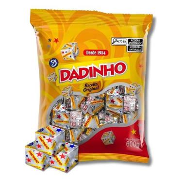 Imagem de Pacote Doce Bala de Amendoim Dadinho 600G