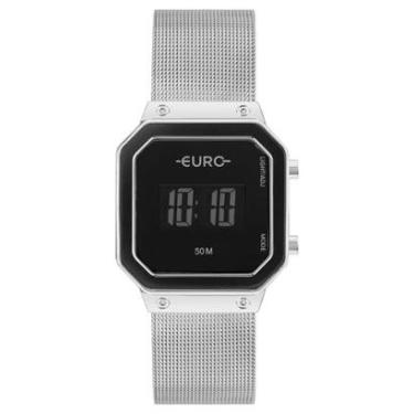 Imagem de Relógio Euro Feminino Fashion Fit Glam Prata - EUJ8583AB/4K Relógio Euro Feminino Ff Gl...