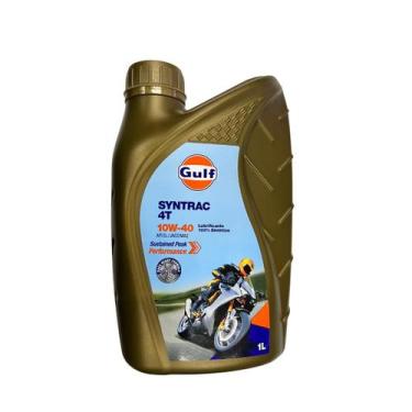 Imagem de Óleo Motor Gulf Syntrac 4 Tempos Sae 10w40 Sintético 1 Litro - Geral
