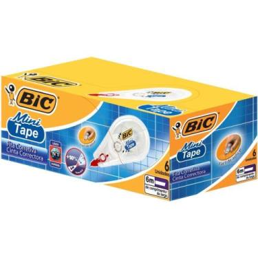 Imagem de Corretivo em Fita BIC Mini Tape 6M CX.C/06
