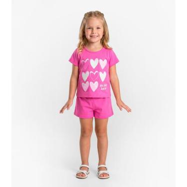 Imagem de Conjunto Menina Infantil Seletc Rosa, 8, Rosa