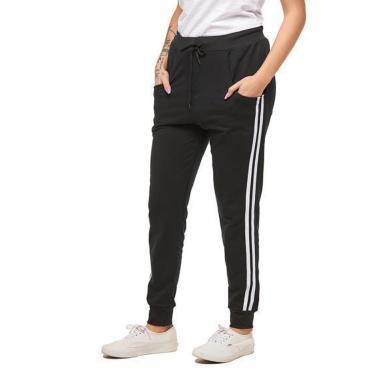 Imagem de CALÇA DE MOLETOM FEMININA SARUEL SKINNY SPORT LUXO - M1-AZULMARINHO-PP-Feminino