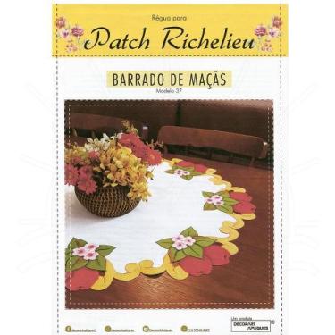 Imagem de Régua para Patch Richelieu Márcia Caires Modelo 37 - Barrado de Maçãs 