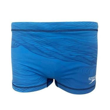 Imagem de Sunga Speedo Boxer Net, Azul, Medio