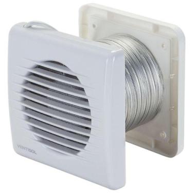 Imagem de Exaustor para banheiro diâmetro de 100 mm com grade e duto - KEXB - Ve