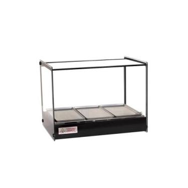 Imagem de Estufa Vitrine Quadrada para Salgados 3 Bandejas EVR Titã, 220V