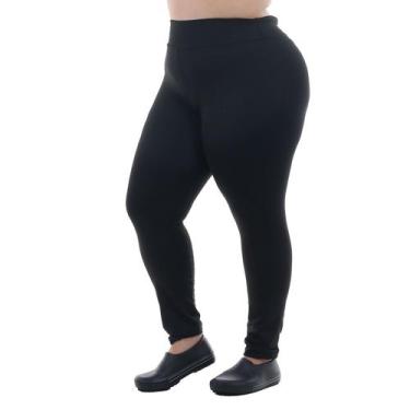 Imagem de Plus Size - Calça Legging Cintura Alta em tecido Suplex Cor:PretoTaman
