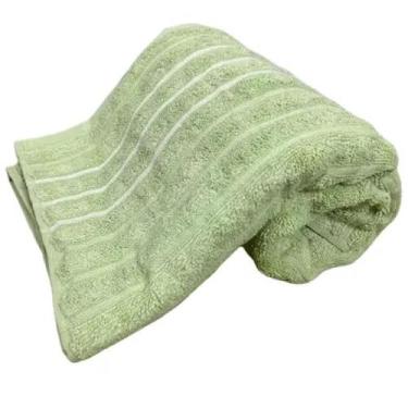 Imagem de Toalha de rosto Jacquard Wave verde oliva Tamanho:50cm X 70cm - Cortte