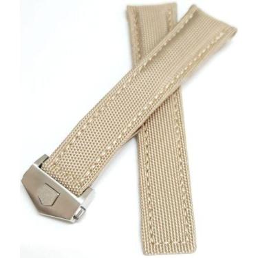 Imagem de Pulseira Relógio Nylon 20mm com fecho para relógio Tag Heuer Carrera, 