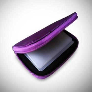 Imagem de Estojo para Cartões de Memória premium para 22 und - Lilas - Genérica