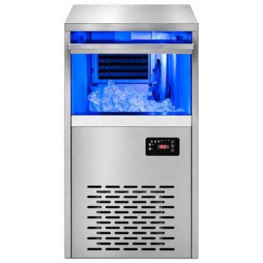 Imagem de Máquina de Gelo 30kg por Dia Inox 220V Produção Rápida com Reservatóri