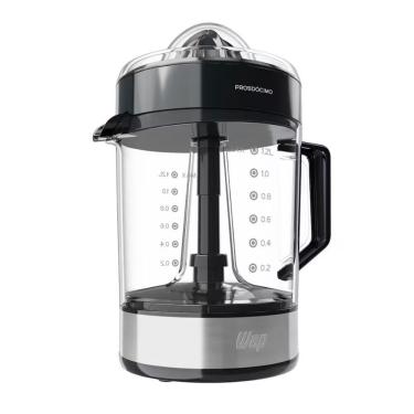 Imagem de Espremedor de Frutas WJ1200 com 1,2L e 40W Rotação Alternada Automática Preto com Cinza WAP