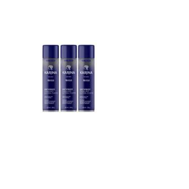 Imagem de Kit Hair Spray Karina Fixação Extra Forte 400ml - 3 UNIDADES - Flora