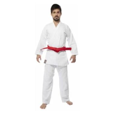 Imagem de Kimono Karatê Haganah Reforçado Uni Branco, Branco, A2