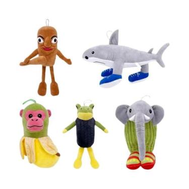 Imagem de Brinquedo De Pelúcia Italian Brainrot Tung Sahur, Boneco De Tubarão Ma