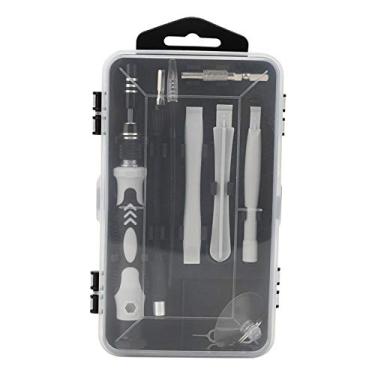 Imagem de Conjunto de chaves de fenda, 120 em 1, kit de reparo de chave de fenda multifunções DIY resistente CRV de alta dureza para computador de telefone (17,5 x 9 x 5,6 cm)