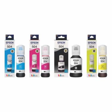 Imagem de Garrafas Tinta Epson Kit Para Impressoras L4150 L4160 L6171