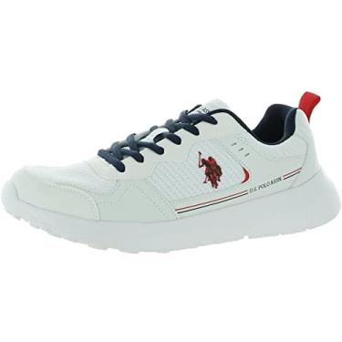 Imagem de U.S. Polo Assn. U-unitd-bx masculino, Branco/azul marinho/vermelho, 10