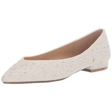 Imagem de Betsey Johnson Sapatilha feminina Jude Ballet, Pérola, 35