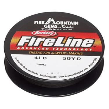 Imagem de Fio trançado Berkley FireLine para miçangas 1,8 kg de teste cinza fumê 0,005 polegadas 0,13 mm 50 jardas
