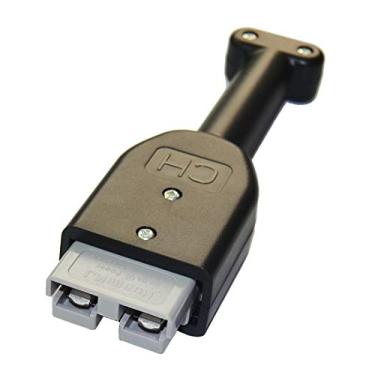 Imagem de ScaAuto Acessórios para carrinho de golfe plugue Anderson SB50 cinza conector com alça para EZ-GO EZGO 36 volts kit de plugue de carregador pré-1995