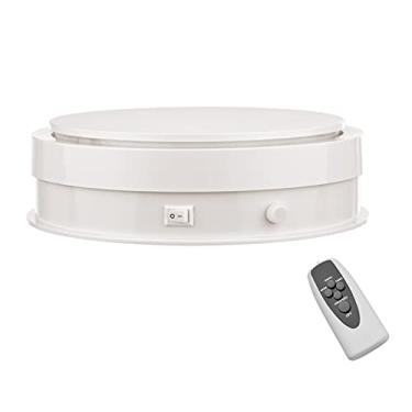 Imagem de Qudai Exibição de fotografia de 360 graus Plataforma giratória motorizada giratória de 8 polegadas de diâmetro 15 kg de carga útil para produtos pequenos modelo de relógio de joias exibindo BD