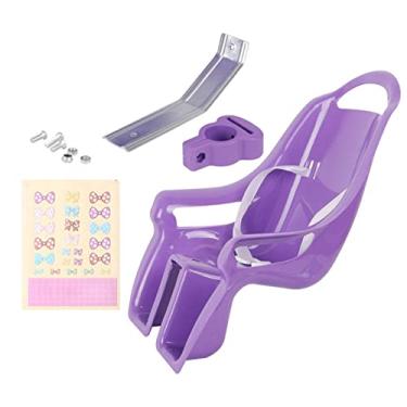 Imagem de Acessórios de Bicicleta Universais para de Boneca de Bicicleta para com Adesivo para Decoração de Bicicleta Infantil Acessórios para a, Purple