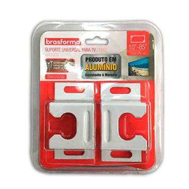 Imagem de Suporte para TV Fixo Universal Alumínio Brasforma SBRUAB700