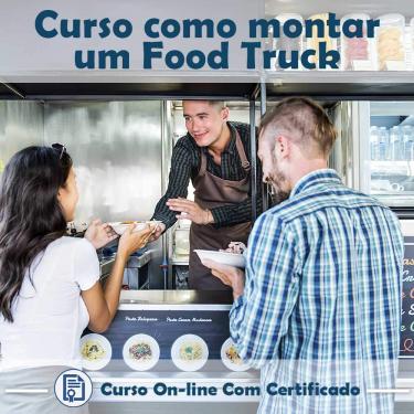 Imagem de Curso online em videoaula de Como Montar um Food Truck com Certificado + 2 brindes