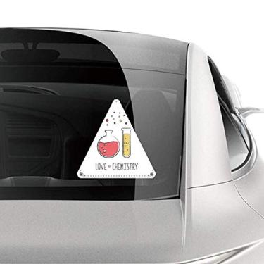 Imagem de DIYthinker Adesivo de tubo de teste de química para carro, motocicleta, bicicleta, bagagem, decalque