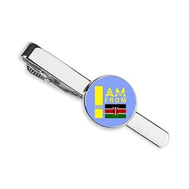 Imagem de Clipe de gravata I Am From Kenya para presente de homem de negócios
