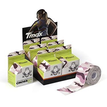 Imagem de Fita Bandagem Adesiva Elástica Kinesio CrossTape Tmax - Original - CAMUFLADA ROSA