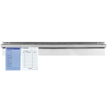 Imagem de  Porta Comandas De Parede Para Restaurante Bar 60Cm Aço Inox Domama