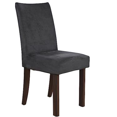 Imagem de Charme do Detalhe - Kit Capa Cadeira Jantar 8 Lugares em Suede