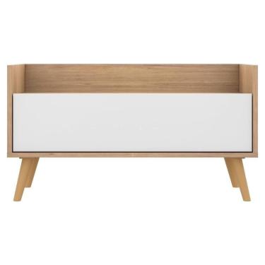 Imagem de Gabinete De Banheiro Retrô 80 Cm Fg5000 Rustic/branco/natural